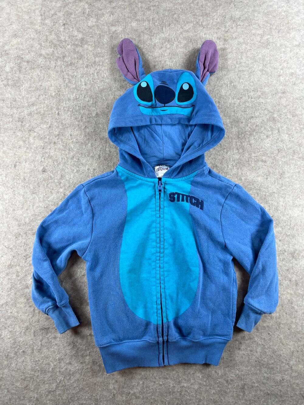 Disney Stitch Zip Up Hoodie Sweatshirt Costume Size XS (4)